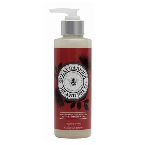 Image of Pohutukawa and Paw Paw Bath & Shower Gel 250ml